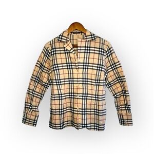 Burberry women’s button down shirt